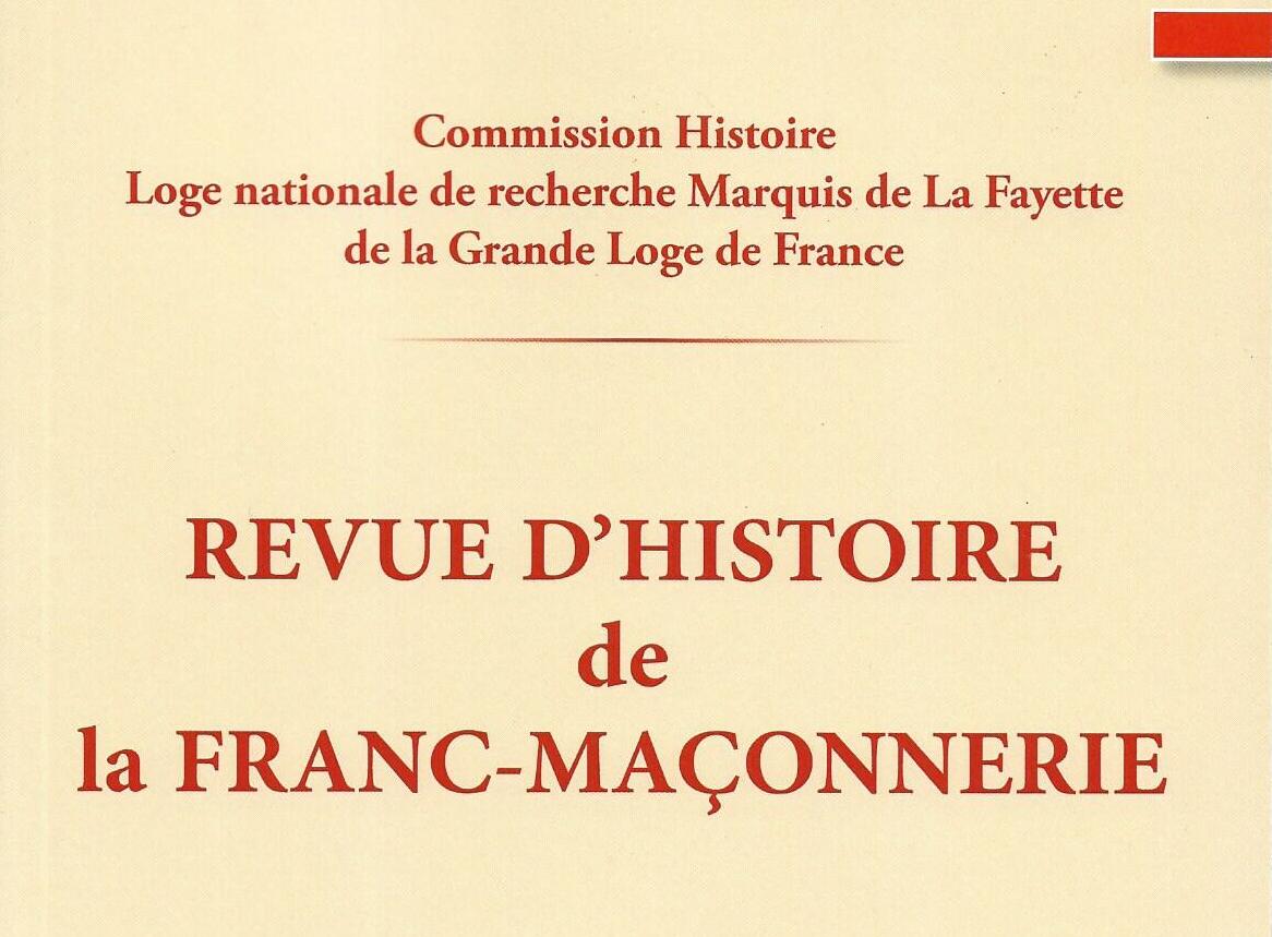 Revue d’histoire de la Franc-Maçonnerie